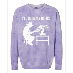 Funny Bonsai Tree Design For Men Women Japanese Gardening Colorblast Crewneck Sweatshirt