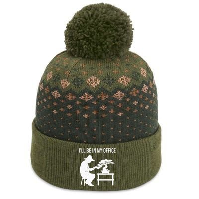 Funny Bonsai Tree Design For Men Women Japanese Gardening The Baniff Cuffed Pom Beanie