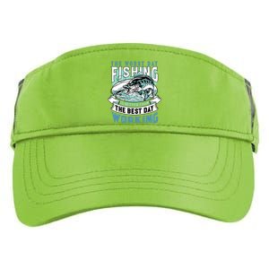 Fishing Better Than Working Adult Drive Performance Visor