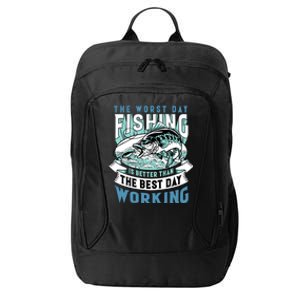 Fishing Better Than Working City Backpack