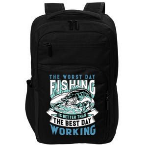 Fishing Better Than Working Impact Tech Backpack