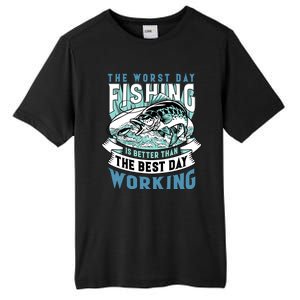 Fishing Better Than Working Tall Fusion ChromaSoft Performance T-Shirt