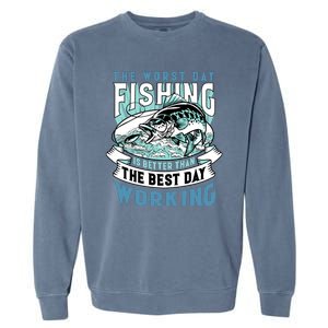 Fishing Better Than Working Garment-Dyed Sweatshirt