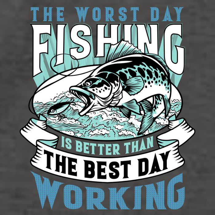 Fishing Better Than Working Vector Backpack