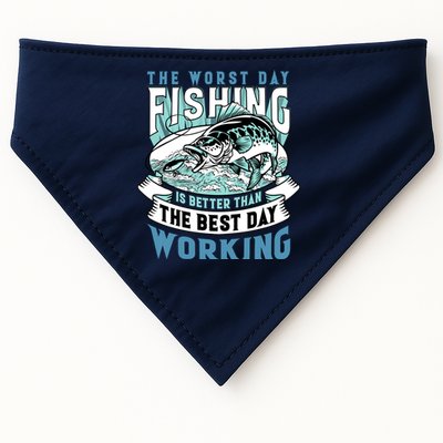 Fishing Better Than Working USA-Made Doggie Bandana