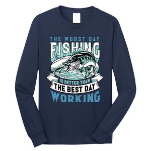 Fishing Better Than Working Long Sleeve Shirt