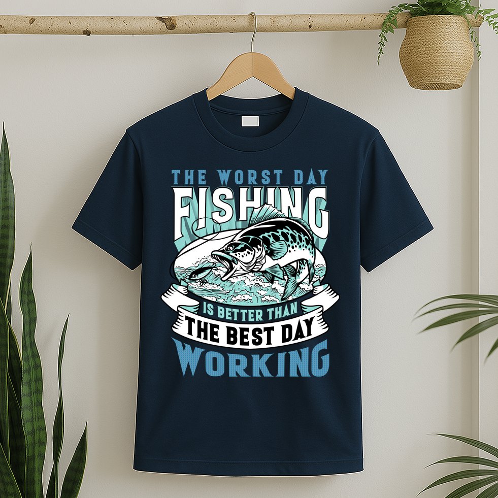 Fishing Better Than Working T-Shirt