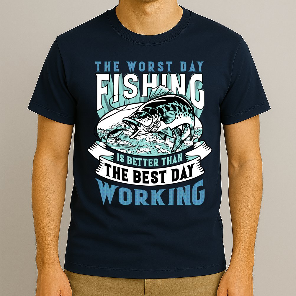 Fishing Better Than Working T-Shirt