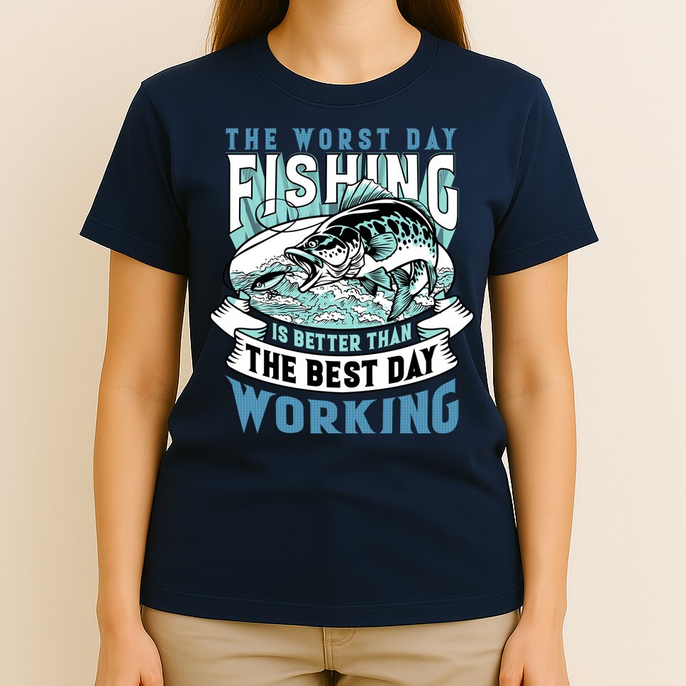 Fishing Better Than Working T-Shirt