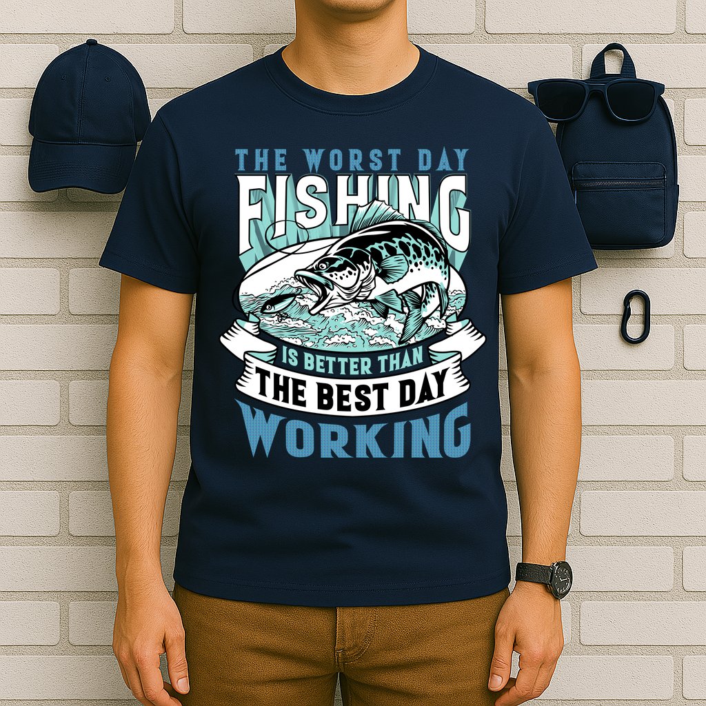Fishing Better Than Working T-Shirt