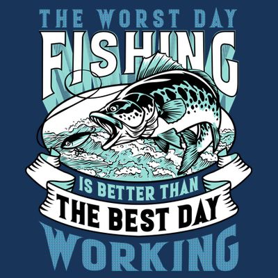 Fishing Better Than Working T-Shirt