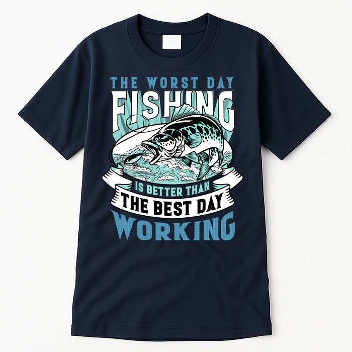 Fishing Better Than Working Tall T-Shirt