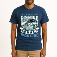 Fishing Better Than Working Tall T-Shirt