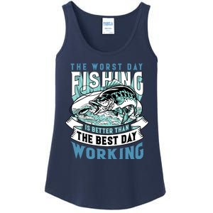 Fishing Better Than Working Ladies Essential Tank