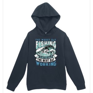 Fishing Better Than Working Urban Pullover Hoodie