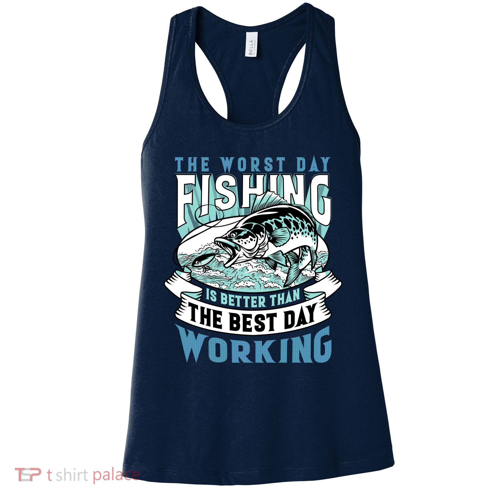 Fishing Better Than Working Womens Tank Top