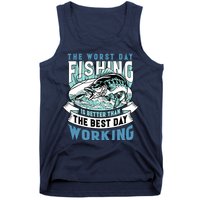 Fishing Better Than Working Tank Top