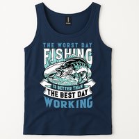 Fishing Better Than Working Tank Top