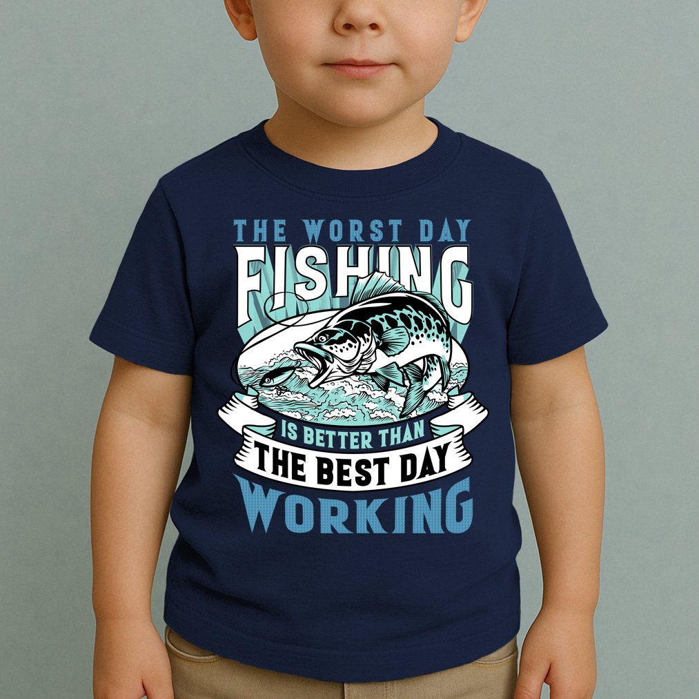 Fishing Better Than Working Toddler T-Shirt