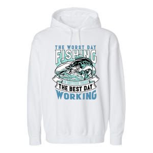 Fishing Better Than Working Garment-Dyed Fleece Hoodie