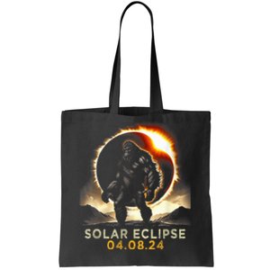 Funny Bigfoot Total Solar Eclipse 4.08.2024 Apparel Tote Bag