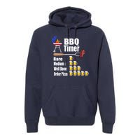 Funny Bbq Timer Barbecue Grill Grilling Gift Premium Hoodie