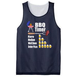 Funny Bbq Timer Barbecue Grill Grilling Gift Mesh Reversible Basketball Jersey Tank