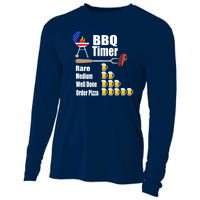 Funny Bbq Timer Barbecue Grill Grilling Gift Cooling Performance Long Sleeve Crew