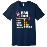 Funny Bbq Timer Barbecue Grill Grilling Gift Premium T-Shirt