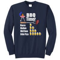 Funny Bbq Timer Barbecue Grill Grilling Gift Tall Sweatshirt