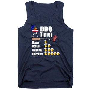 Funny Bbq Timer Barbecue Grill Grilling Gift Tank Top