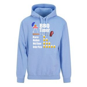 Funny Bbq Timer Barbecue Grill Grilling Gift Unisex Surf Hoodie