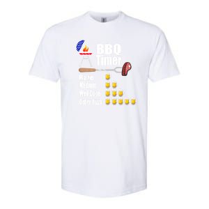 Funny Bbq Timer Barbecue Grill Grilling Gift Softstyle CVC T-Shirt