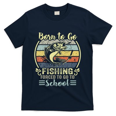 Funny Born To Go Fishing Bass Fish Fisherman T-Shirt