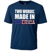 Funny Biden Two Words, Made In America Cooling Performance Crew T-Shirt