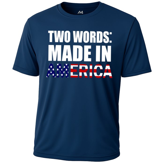 Funny Biden Two Words, Made In America Cooling Performance Crew T-Shirt