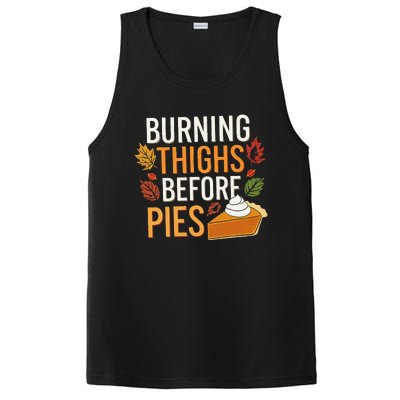 Funny Burning Thighs Before Pies Thanksgiving Family 2024 PosiCharge Competitor Tank