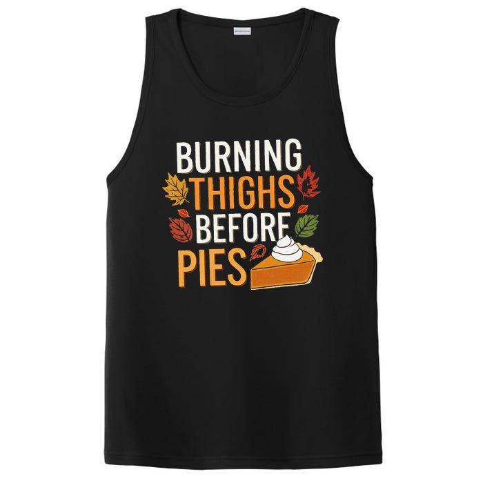 Funny Burning Thighs Before Pies Thanksgiving Family 2024 PosiCharge Competitor Tank