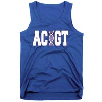 Funny Biology Teacher Science Dna Atgc Cute Gift Great Gift Tank Top