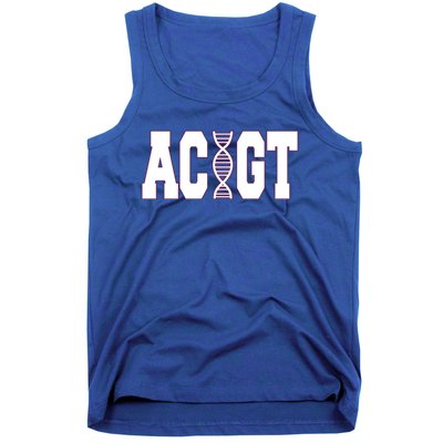 Funny Biology Teacher Science Dna Atgc Cute Gift Great Gift Tank Top