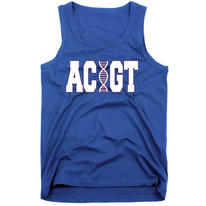 Funny Biology Teacher Science Dna Atgc Cute Gift Great Gift Tank Top