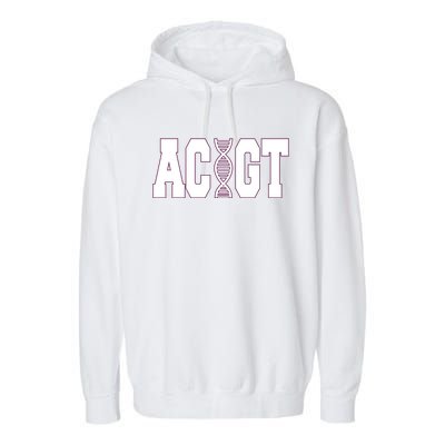 Funny Biology Teacher Science Dna Atgc Cute Gift Great Gift Garment-Dyed Fleece Hoodie