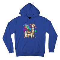 Funny Back To School Llama Team Kindergarten First Day Cute Gift Hoodie