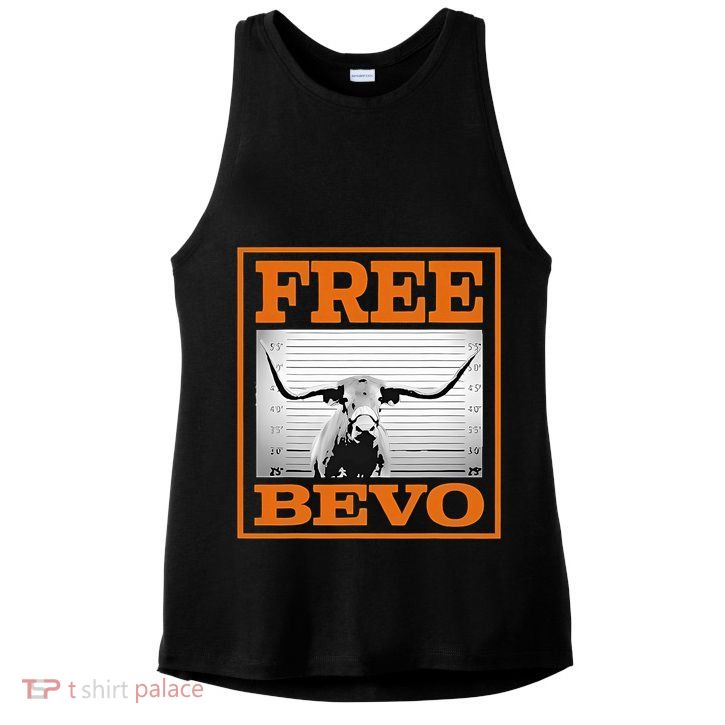 Free Bevvo Texas Mascot Ladies PosiCharge Tri-Blend Wicking Tank