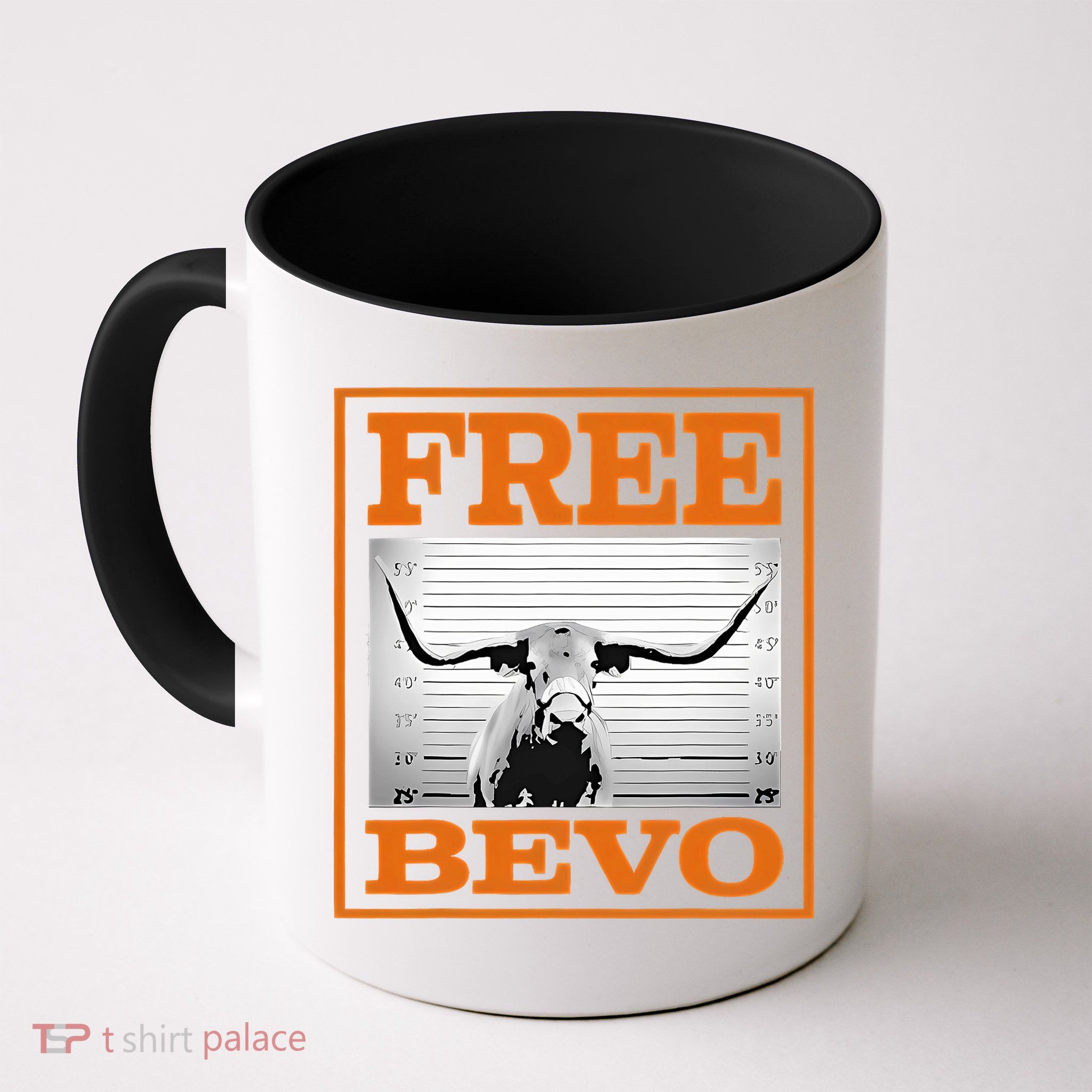 Free Bevvo Texas Mascot Mug