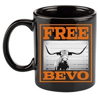 Free Bevvo Texas Mascot 11oz C Handle Ceramic Mug