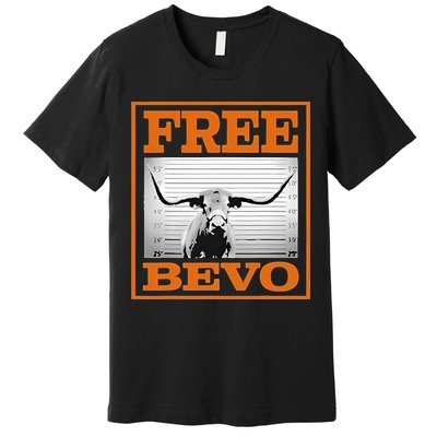 Free Bevvo Texas Mascot Premium T-Shirt
