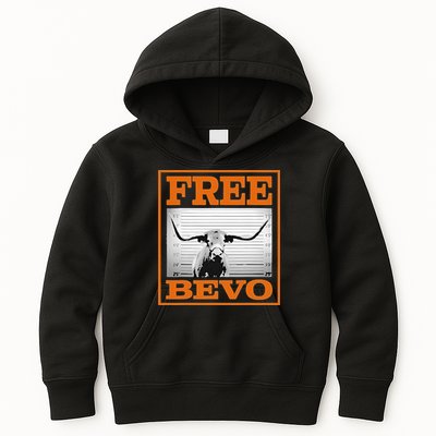 Free Bevvo Texas Mascot Kids Hoodie