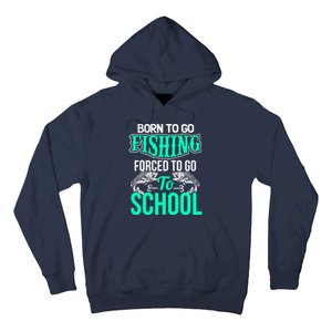 Funny Born To Go Fishing Bass Fish Fisherman Boy Hoodie