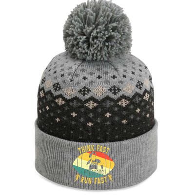 Funny Baby Turkey and Football Balls Sport Lovers The Baniff Cuffed Pom Beanie